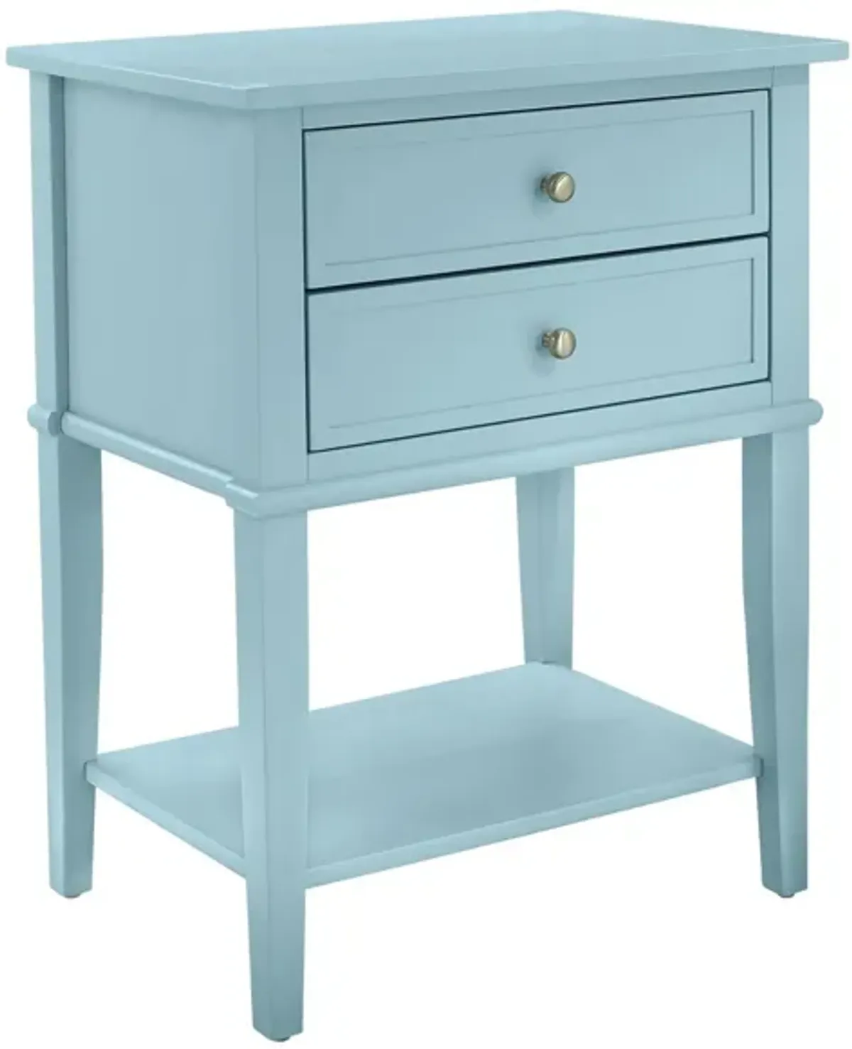 Franklin Accent Table in Blue by DOREL HOME FURNISHINGS