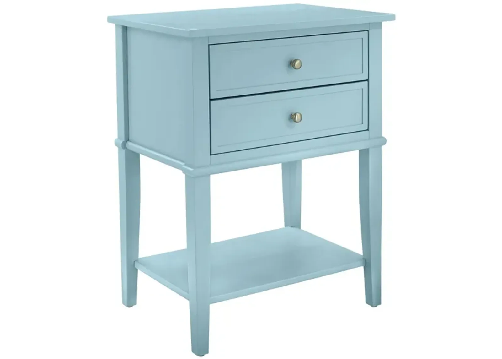 Franklin Accent Table in Blue by DOREL HOME FURNISHINGS