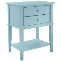 Franklin Accent Table in Blue by DOREL HOME FURNISHINGS