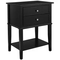 Franklin Accent Table in Black by DOREL HOME FURNISHINGS