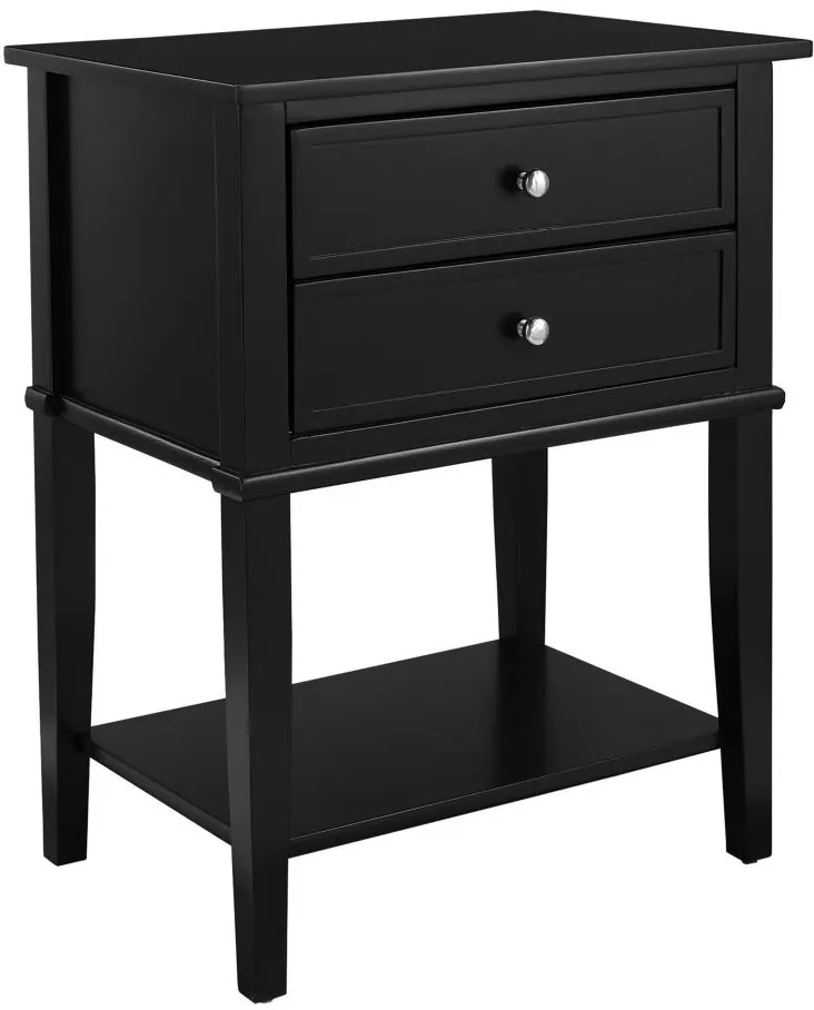 Franklin Accent Table in Black by DOREL HOME FURNISHINGS