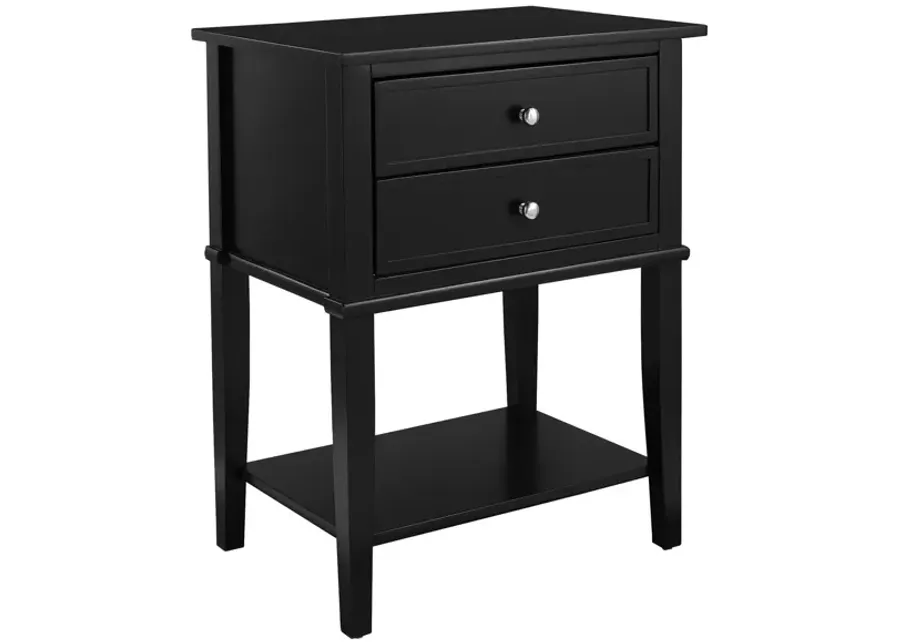 Franklin Accent Table in Black by DOREL HOME FURNISHINGS