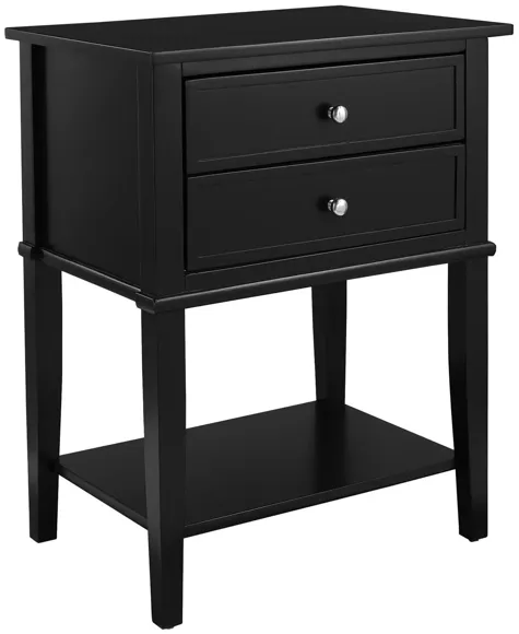 Franklin Accent Table in Black by DOREL HOME FURNISHINGS