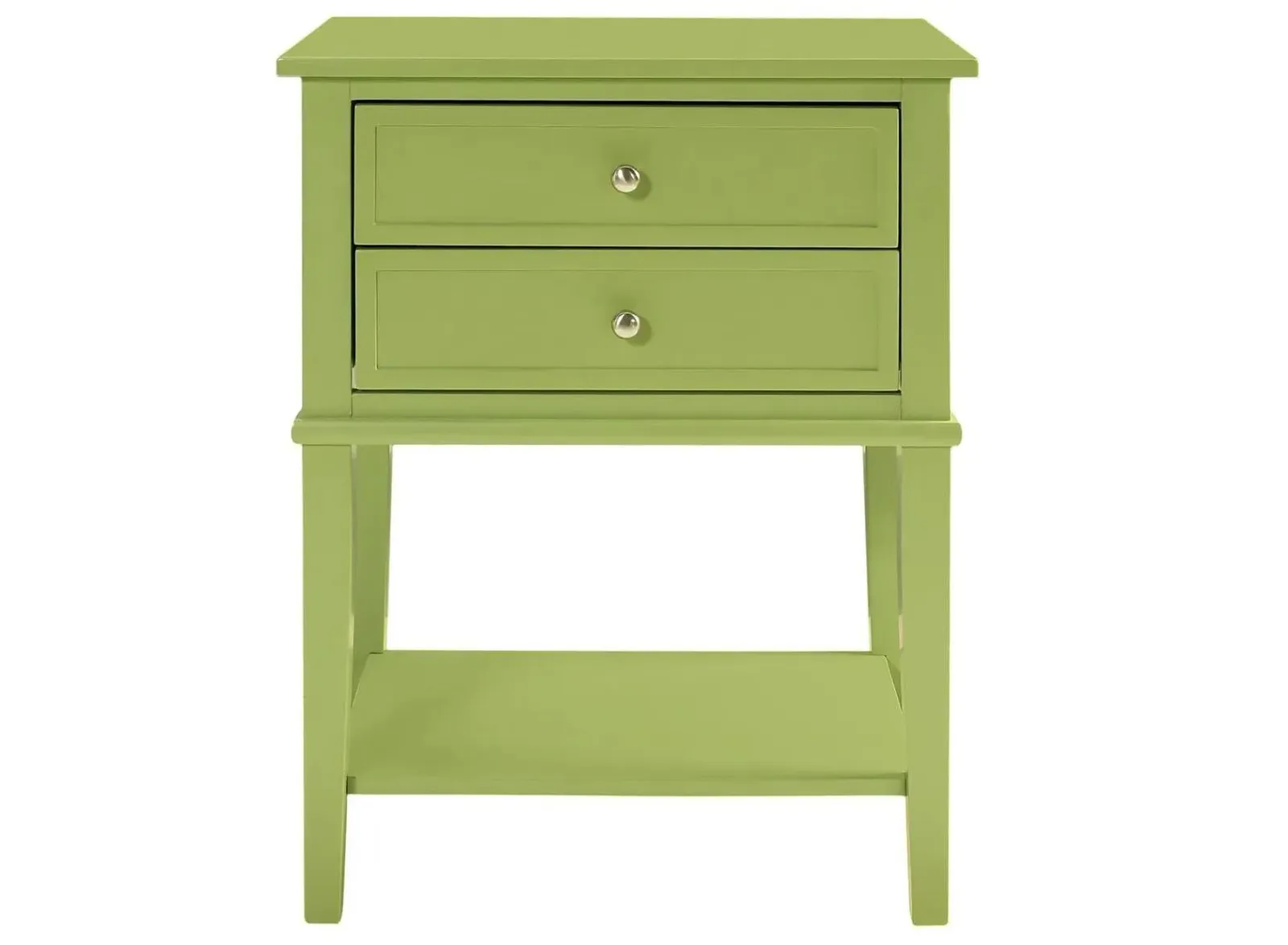 Franklin Accent Table in Lime Green by DOREL HOME FURNISHINGS