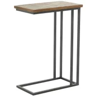 Ivy Collection C Accent Table in Brown by UMA Enterprises