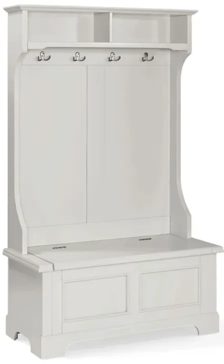 Campbell Hall Tree in White by Crosley Brands