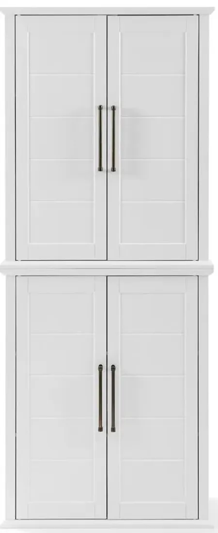Bartlett Tall Storage Pantry -2pc. in White by Crosley Brands