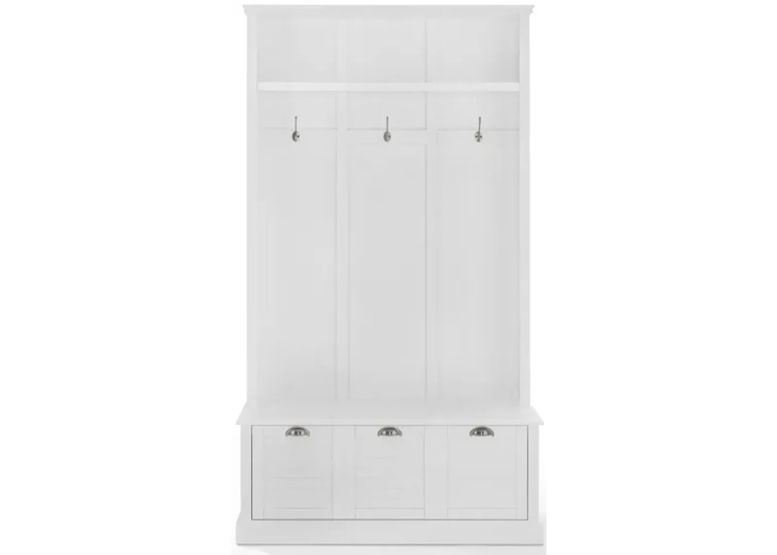 Ellison Hall Tree in White by Crosley Brands