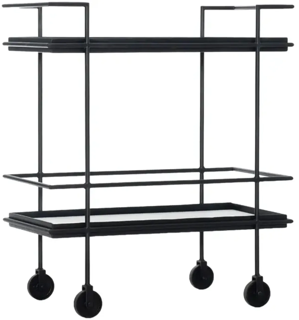 Kandin Bar Cart in Black by Hooker Furniture