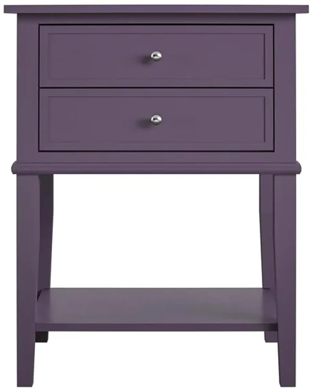 Franklin Accent Table in Purple by DOREL HOME FURNISHINGS