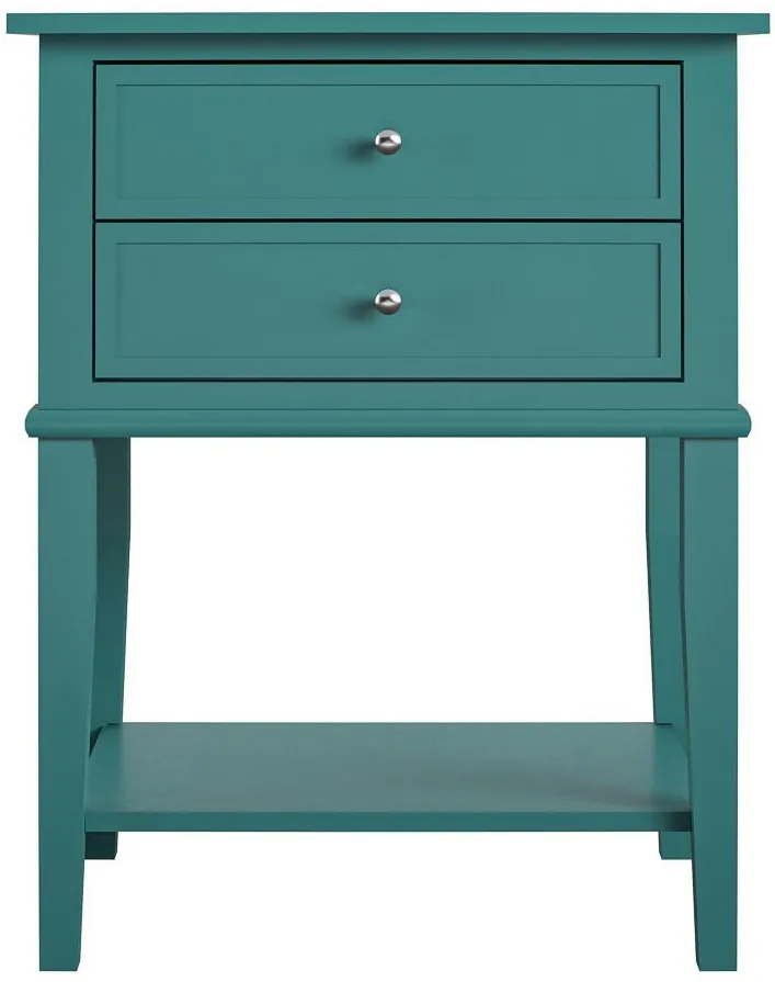 Franklin Accent Table in Emerald Green by DOREL HOME FURNISHINGS