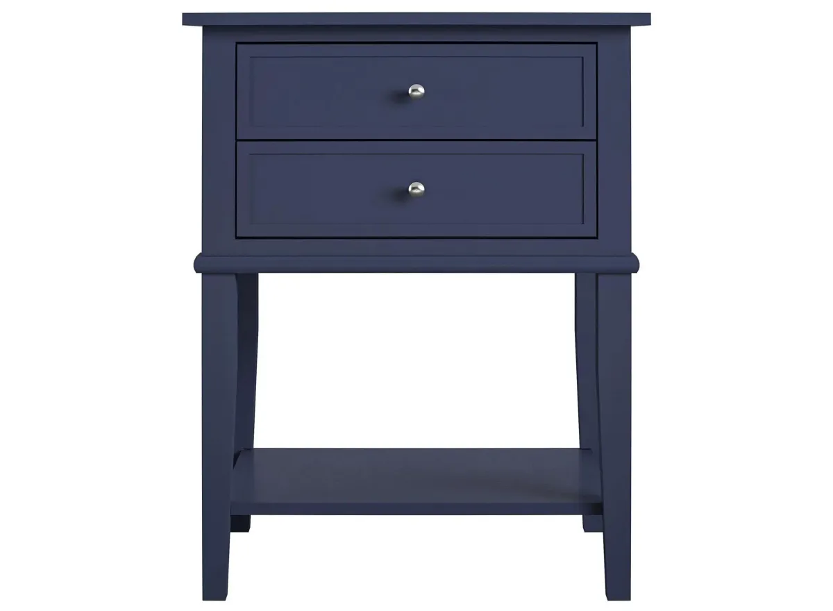 Franklin Accent Table in Navy by DOREL HOME FURNISHINGS