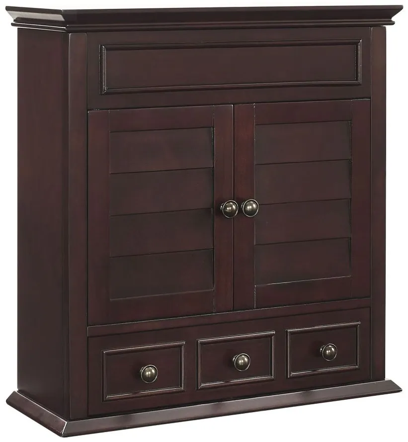 Lydia Wall Cabinet in Espresso by Crosley Brands