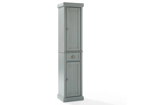 Seaside Tall Linen Cabinet