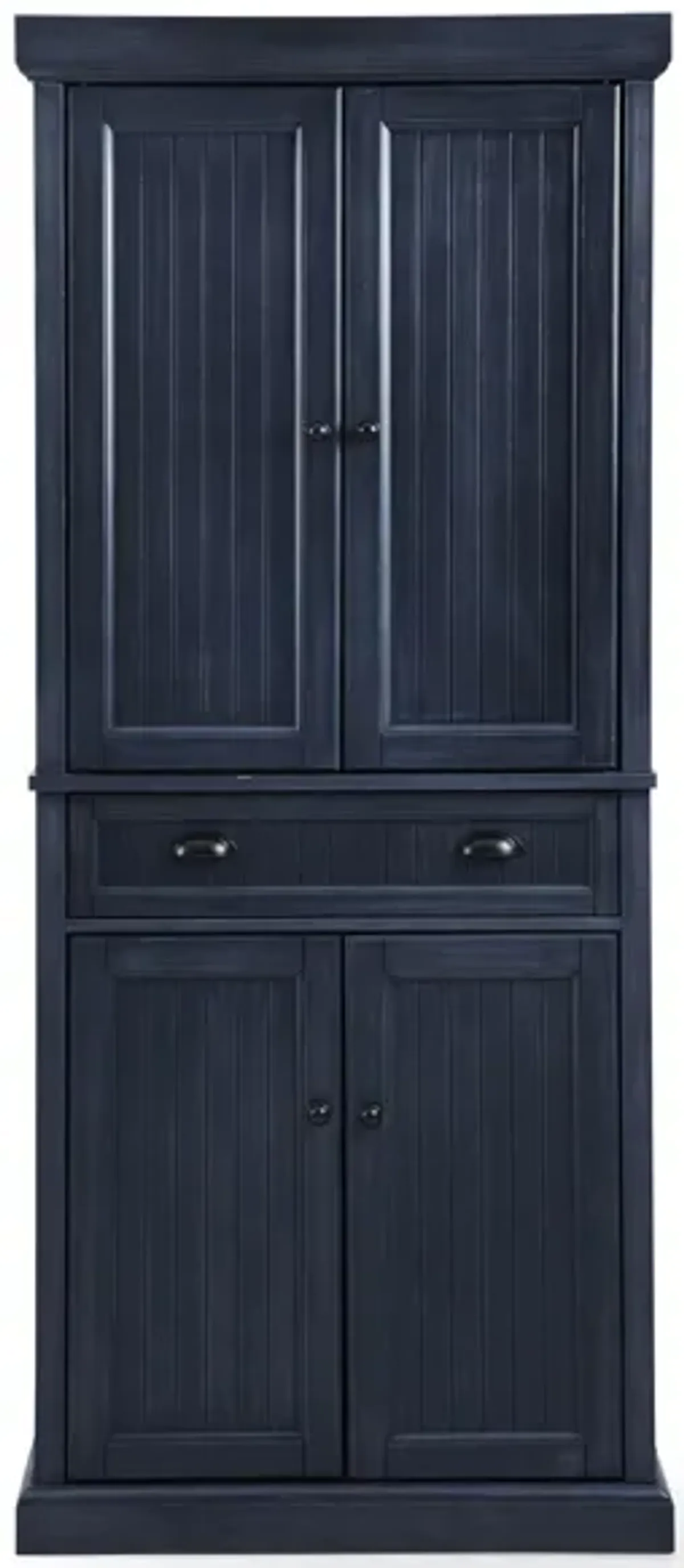 Seaside Pantry in Distressed Navy by Crosley Brands