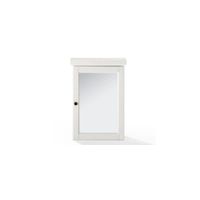 Seaside Mirrored Wall Cabinet in Distressed White by Crosley Brands