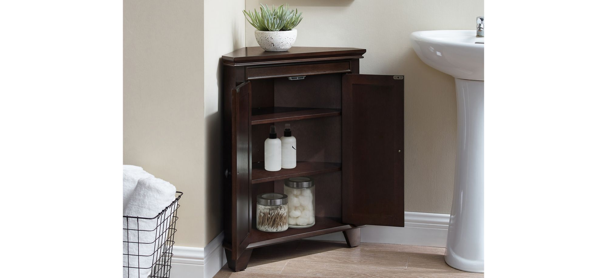 Lydia Corner Cabinet