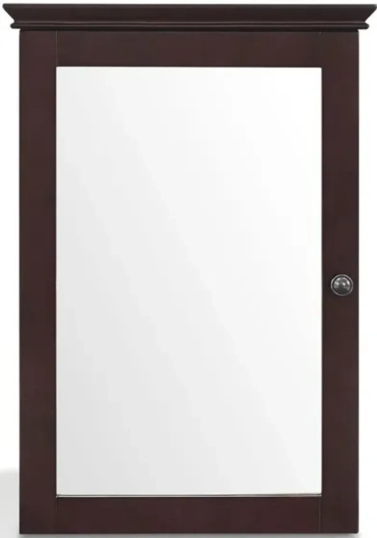 Lydia Mirrored Wall Cabinet in Espresso by Crosley Brands