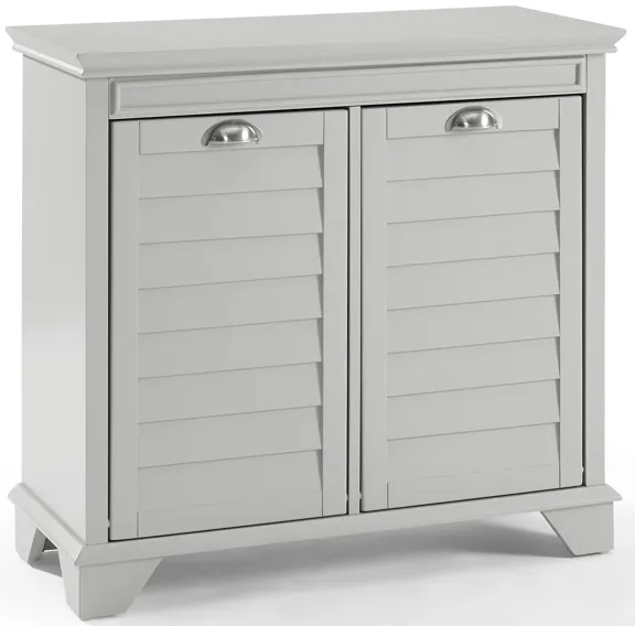 Lydia Linen Hamper in Gray by Crosley Brands