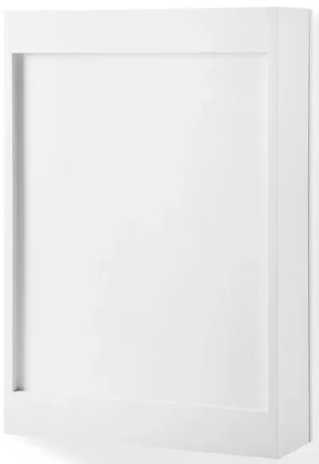 Savannah Mirrored Wall Cabinet in White by Crosley Brands