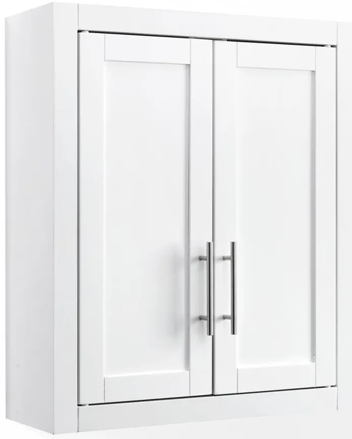 Savannah Wall Cabinet in White by Crosley Brands