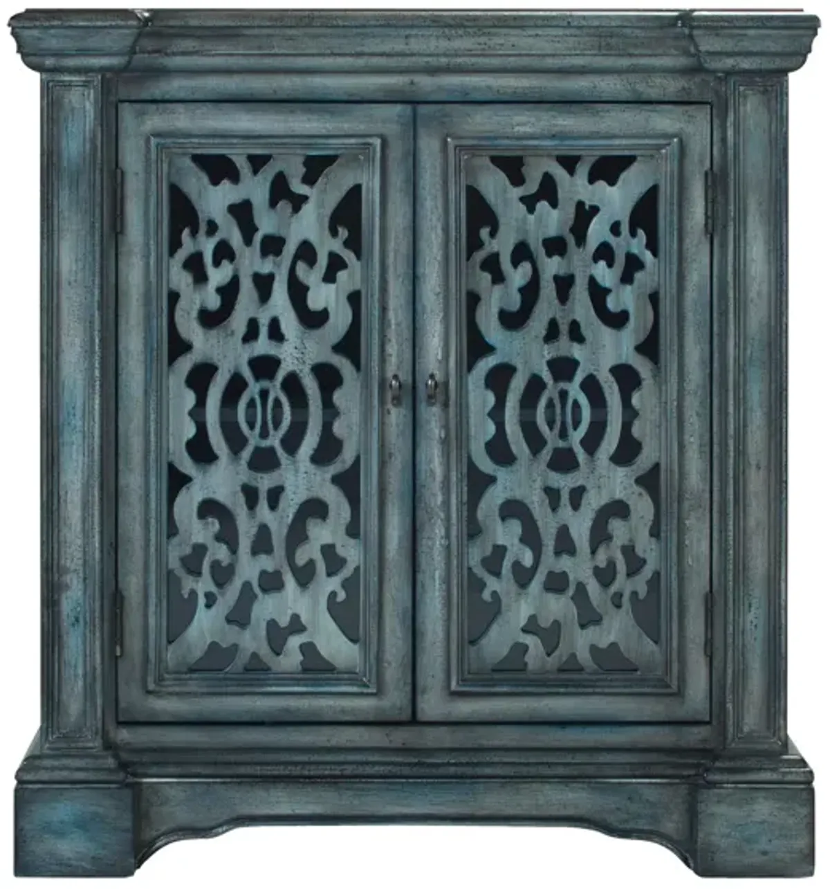 Maeve Accent Cabinet in Gray Blue by Coast To Coast Imports