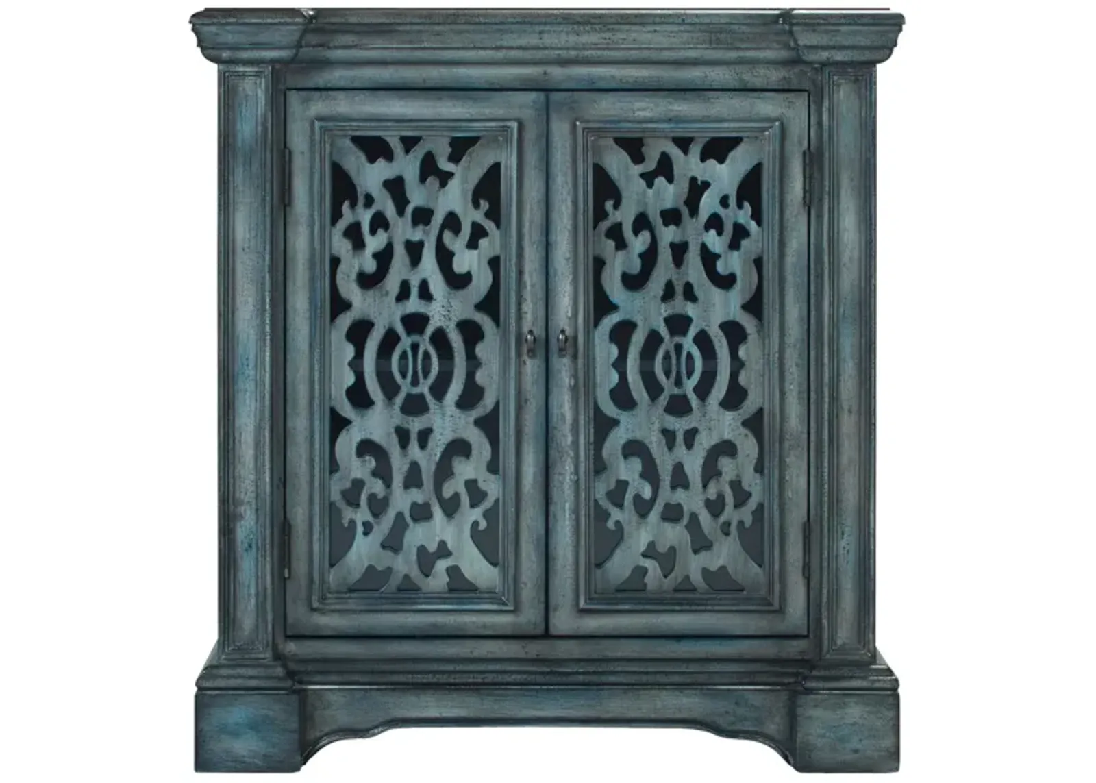 Maeve Accent Cabinet in Gray Blue by Coast To Coast Imports