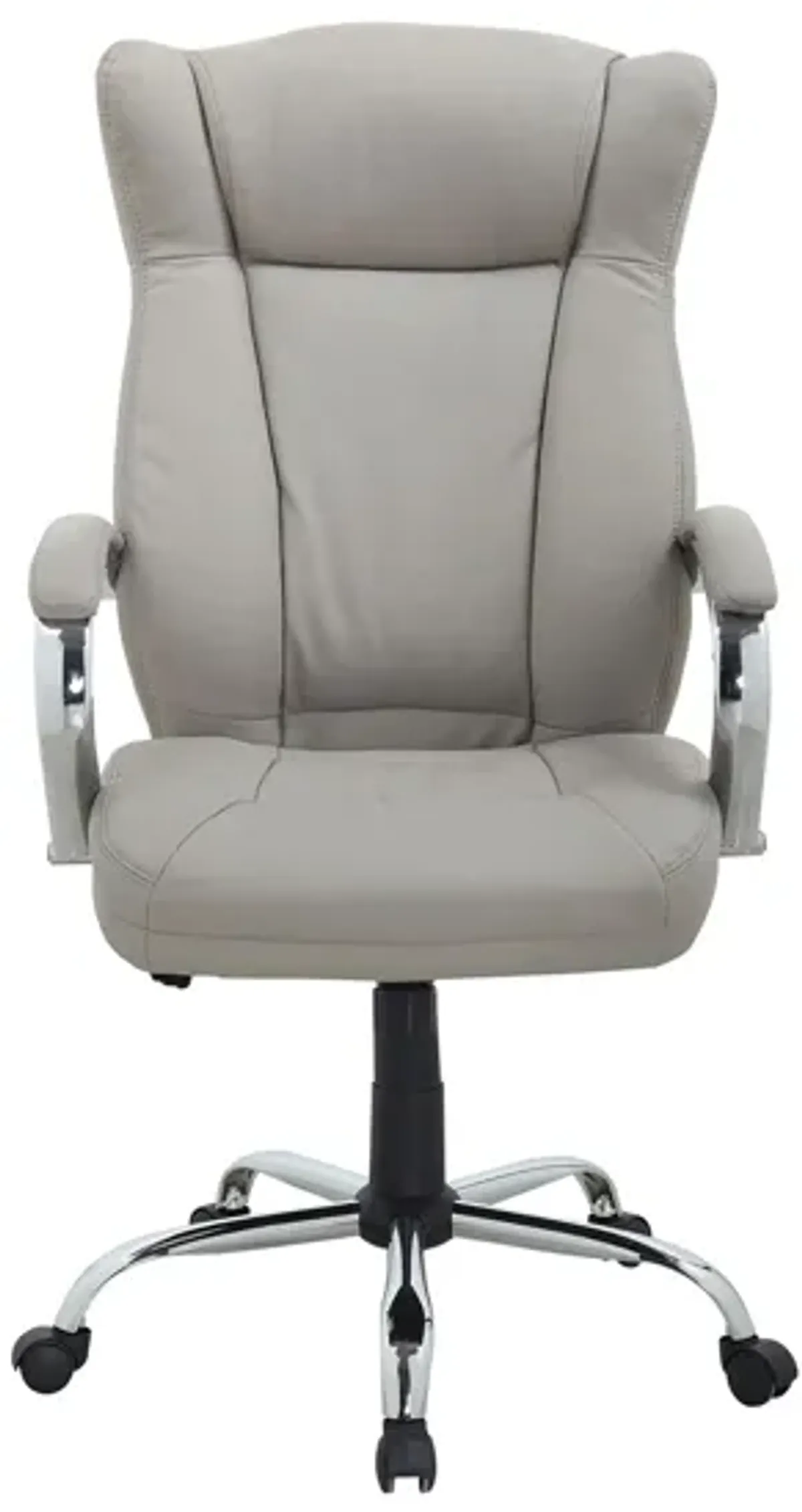 Modern Ergonomic Computer Chair in Gray by Chintaly Imports