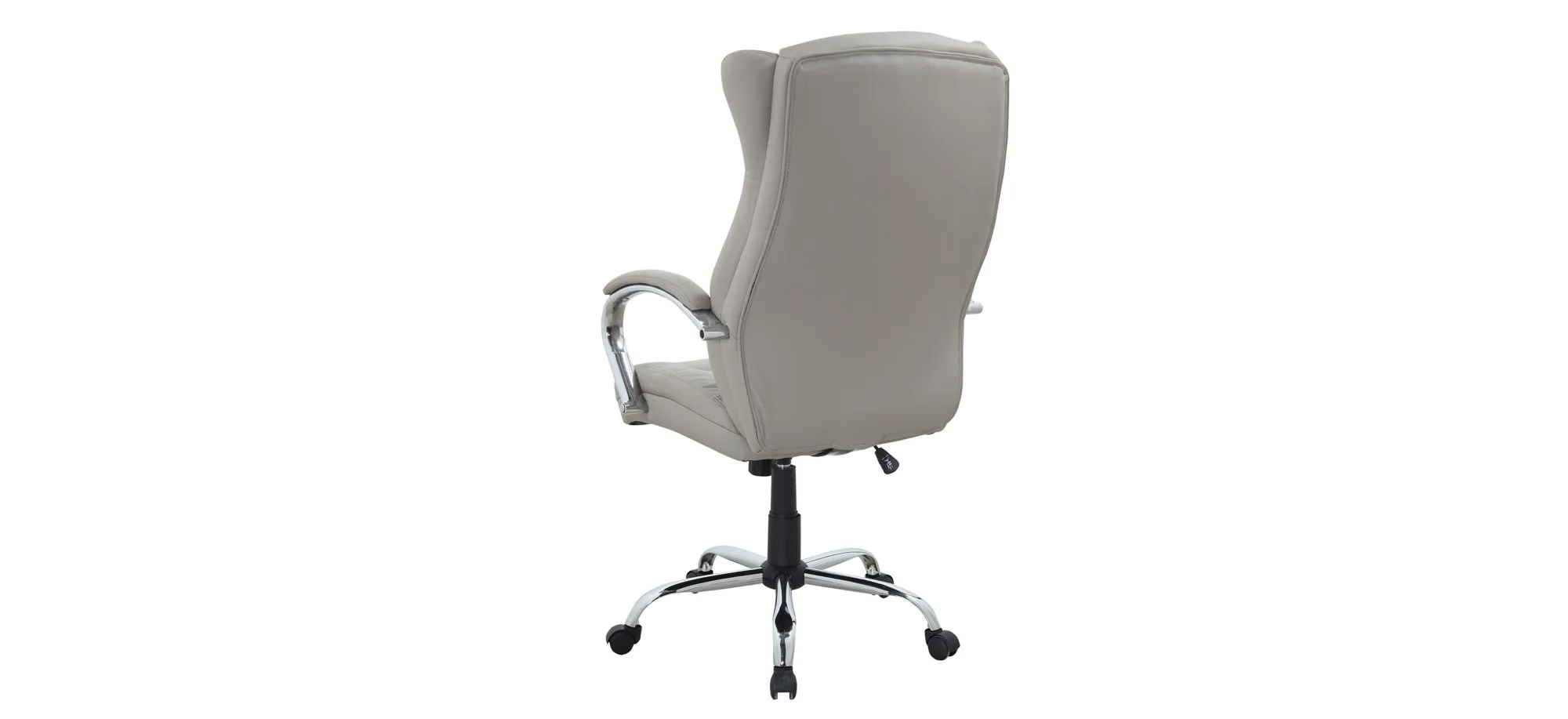 Modern Ergonomic Computer Chair in Gray by Chintaly Imports