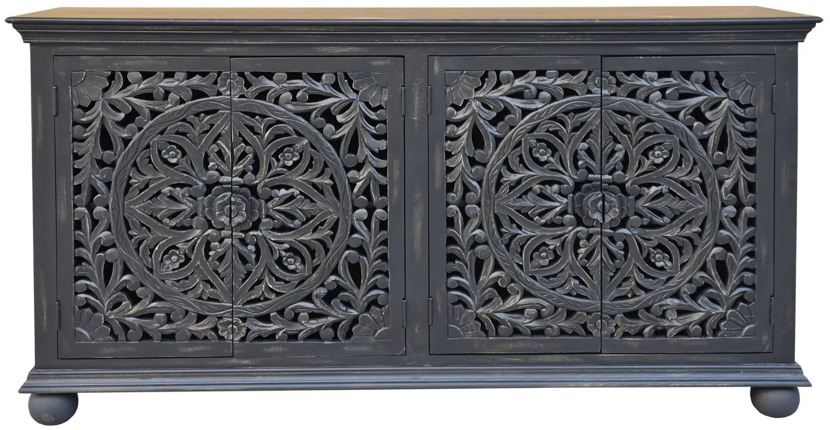 Brink Credenza in Distressed Black by Coast To Coast Imports