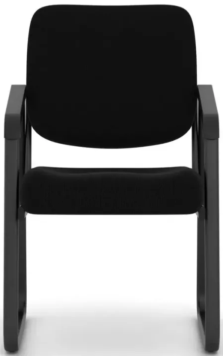 Oldenfeld Guest Chair in Black; Black by Coe Distributors