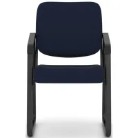Oldenfeld Guest Chair in Navy Blue; Black by Coe Distributors