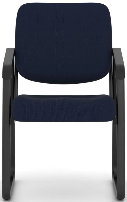 Oldenfeld Guest Chair in Navy Blue; Black by Coe Distributors