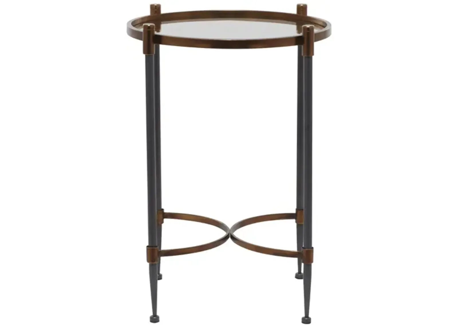 Ivy Collection Timeless Accent Table in Black by UMA Enterprises