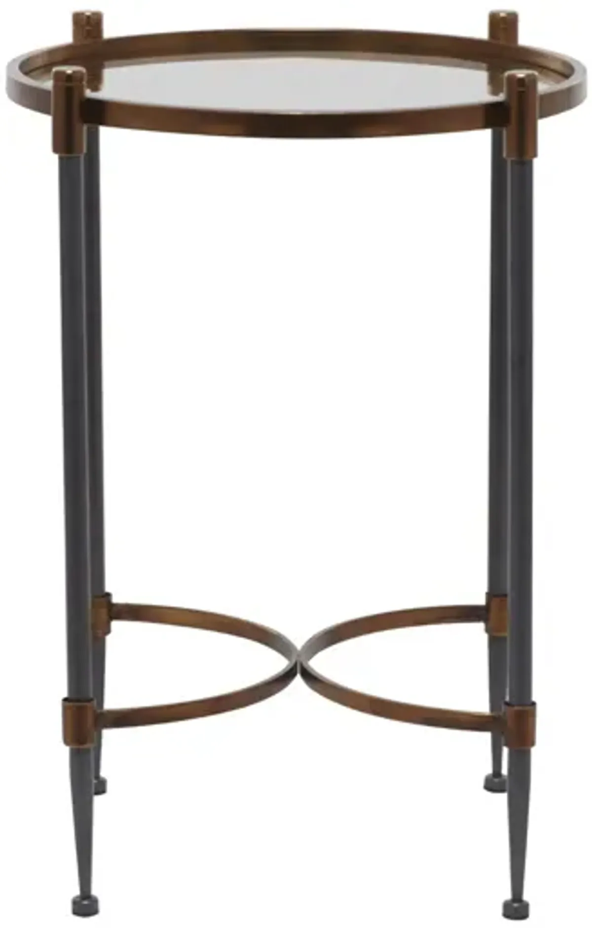 Ivy Collection Timeless Accent Table in Black by UMA Enterprises