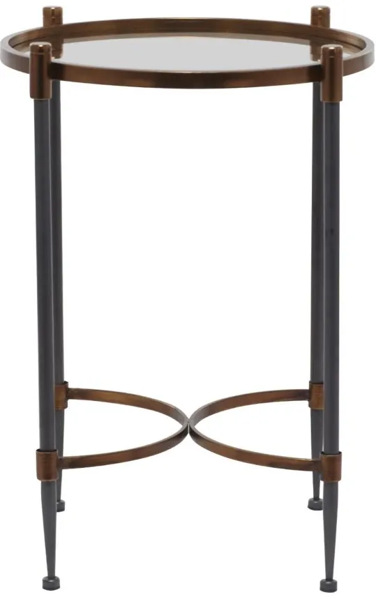 Ivy Collection Timeless Accent Table in Black by UMA Enterprises