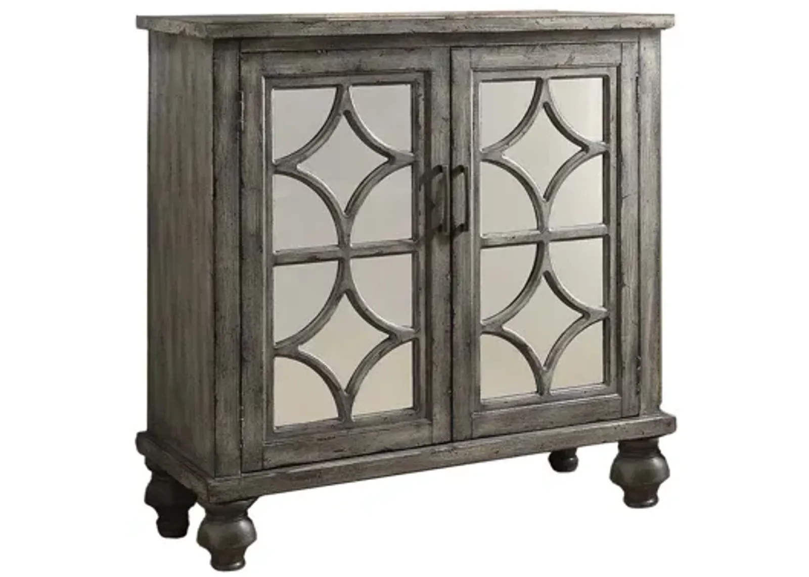 Velika Console Cabinet in Weathered Gray by Acme Furniture Industry