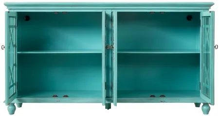 Darcy Credenza in Bayberry Blue by Coast To Coast Imports