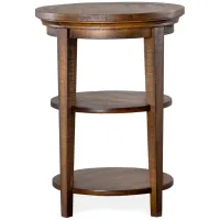 Bay Creek Round Accent Table in Toasted Nutmeg by Magnussen Home