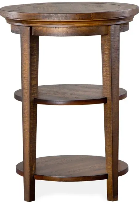 Bay Creek Round Accent Table in Toasted Nutmeg by Magnussen Home