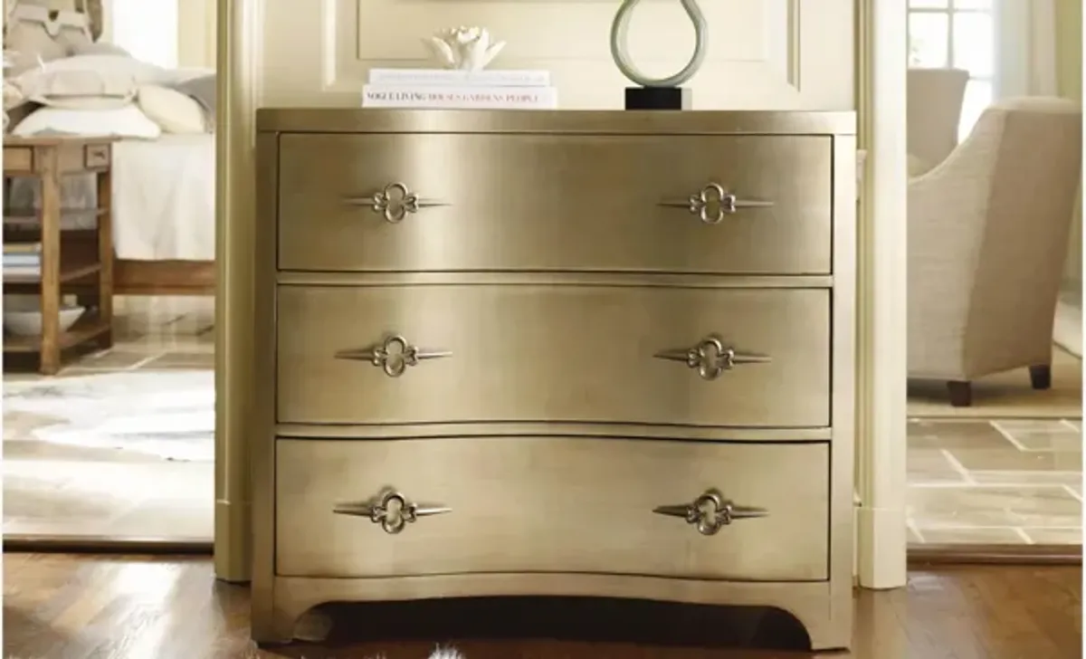 Sanctuary Three Drawer Shaped Front Chest