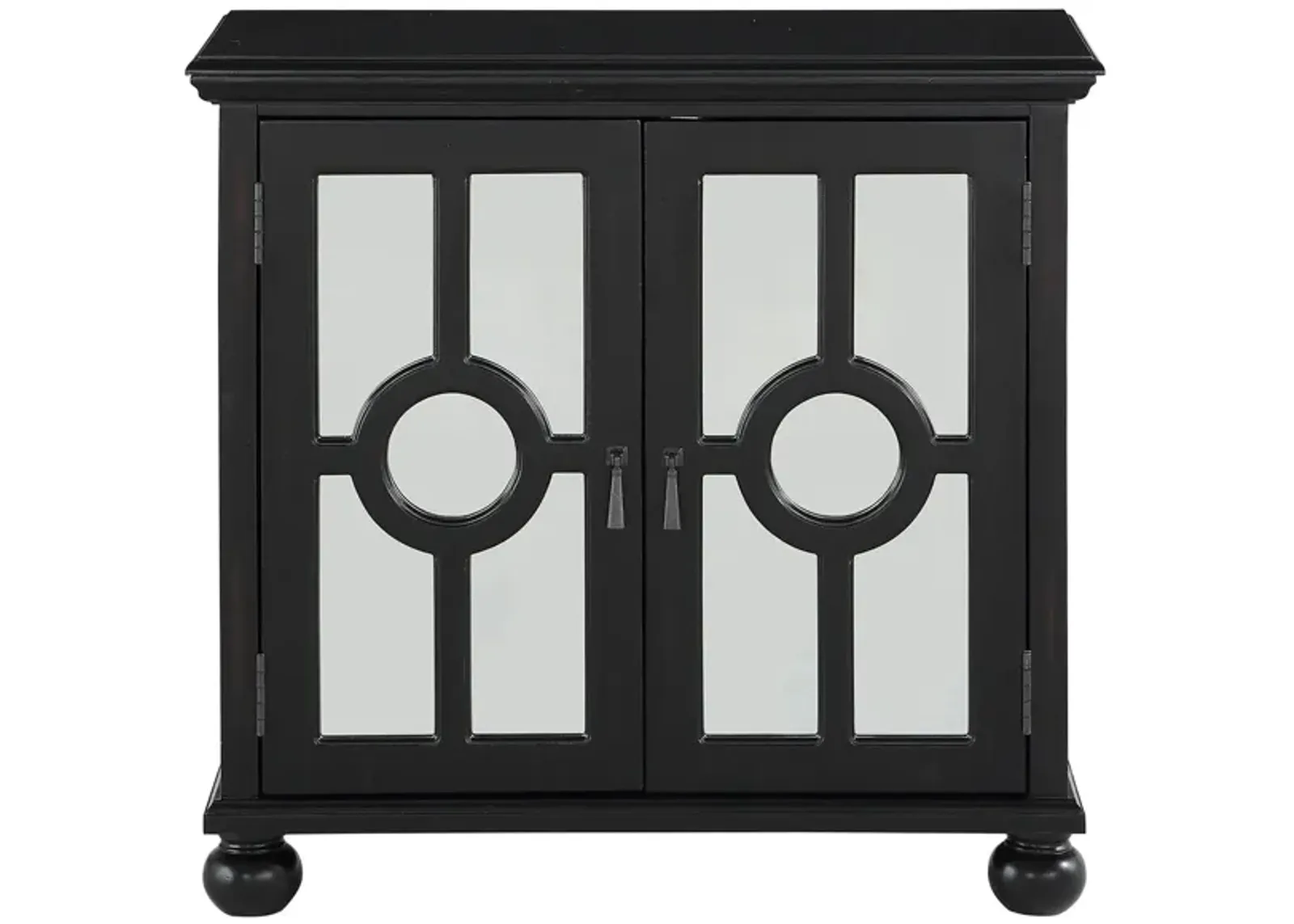 Chai Accent Chest in Antique Black by Homelegance