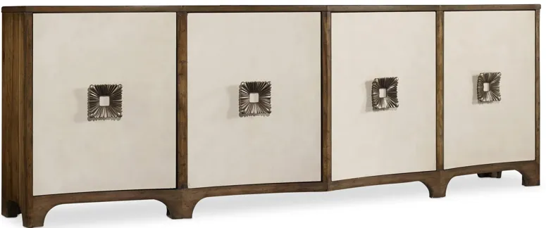 Melange Credenza in White/Cream/Beige by Hooker Furniture