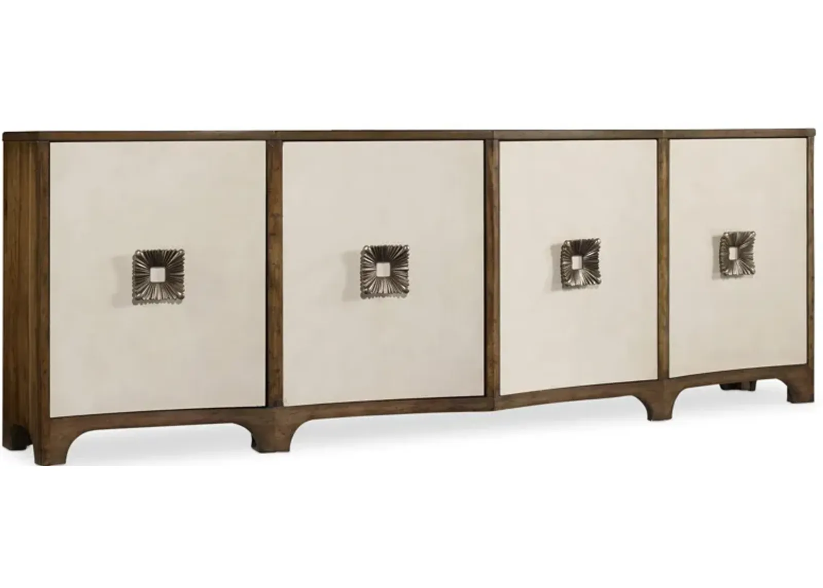 Melange Credenza in White/Cream/Beige by Hooker Furniture