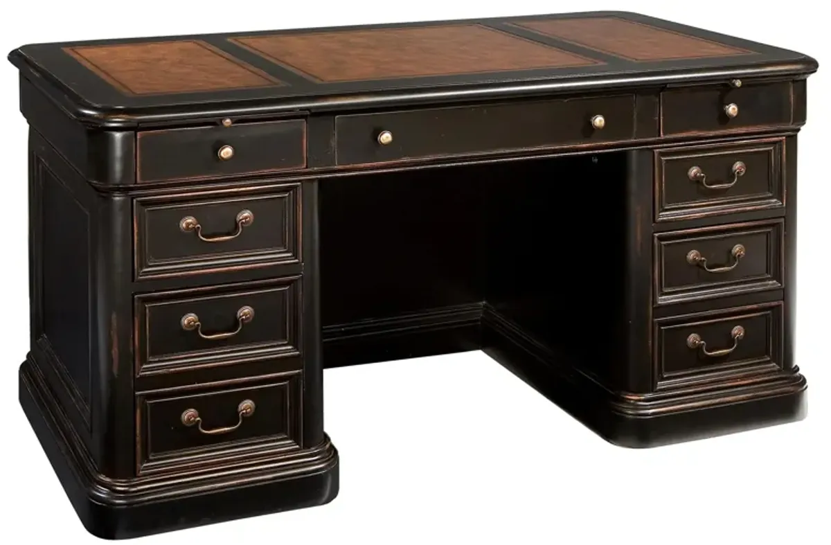 Bedford Park Junior Executive Desk in LOUIS PHILLIPE by Hekman Furniture Company