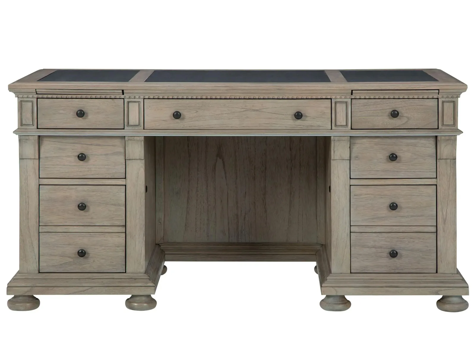 Wellington Junior Executive Desk in WELLINGTON DRIFTWOOD by Hekman Furniture Company