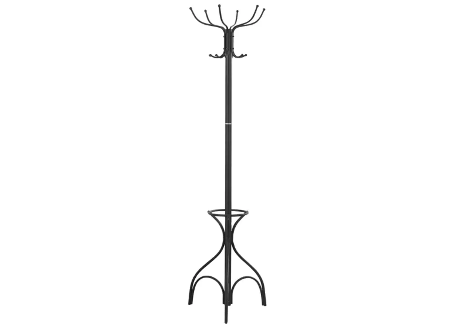 Denver Coat Rack in Black by Monarch Specialties