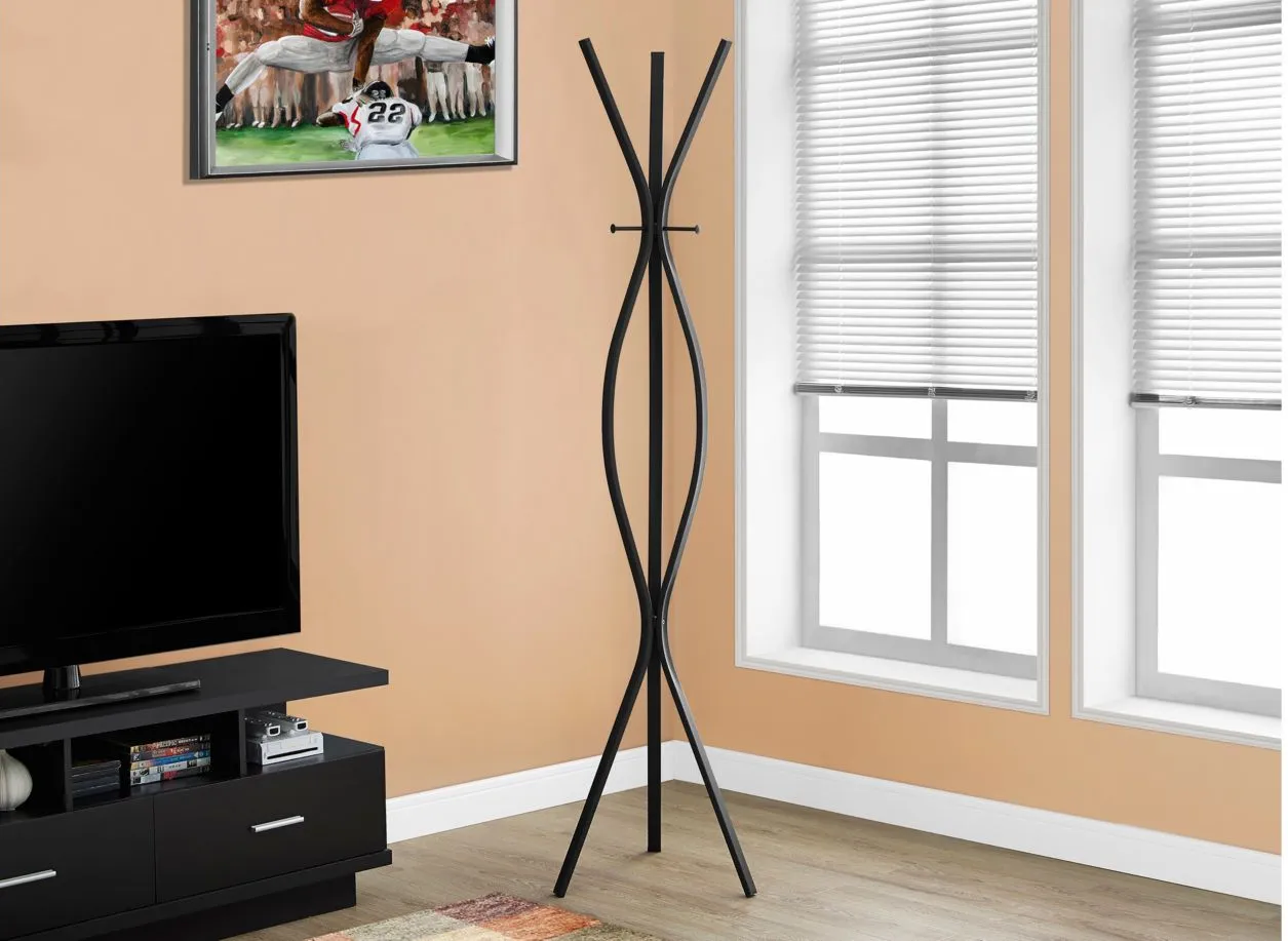 Pratt Coat Rack in Black by Monarch Specialties