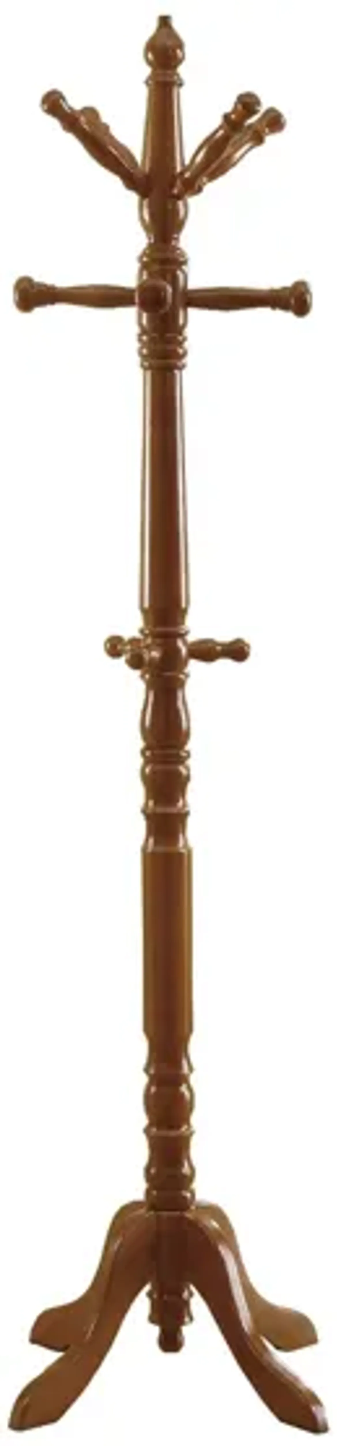 Raleigh Coat Rack in Oak by Monarch Specialties