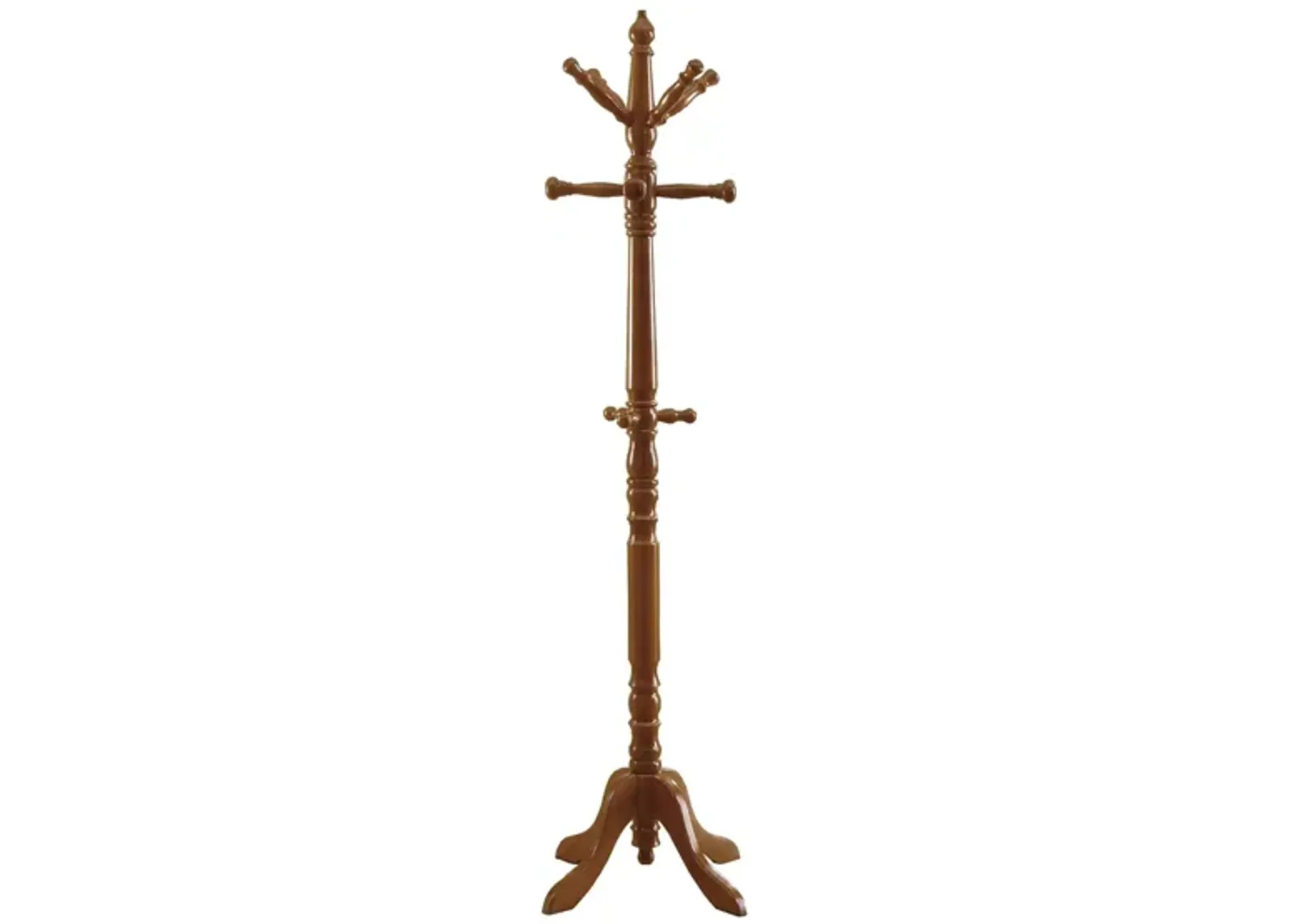 Raleigh Coat Rack in Oak by Monarch Specialties